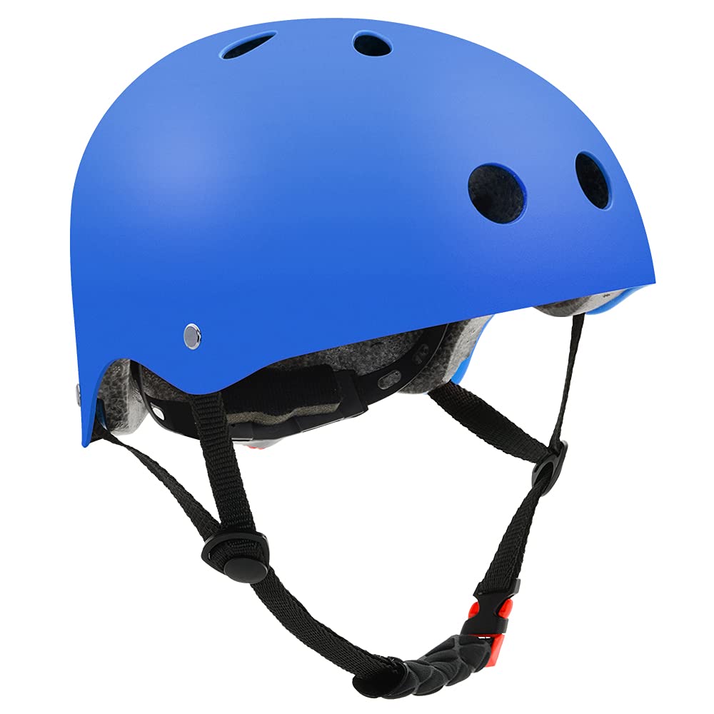 Skateboard Helmet, Bike Helmet for Kids Youth Adult CPSC Certified, Adjustable for Multi-Sport Skateboard, Scooter, Skating, Cycling, Roller Skate, Rollerblading