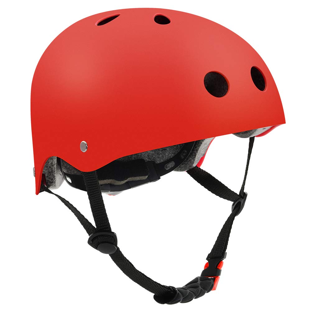 Skateboard Helmet, Bike Helmet for Kids Youth Adult CPSC Certified, Adjustable for Multi-Sport Skateboard, Scooter, Skating, Cycling, Roller Skate, Rollerblading