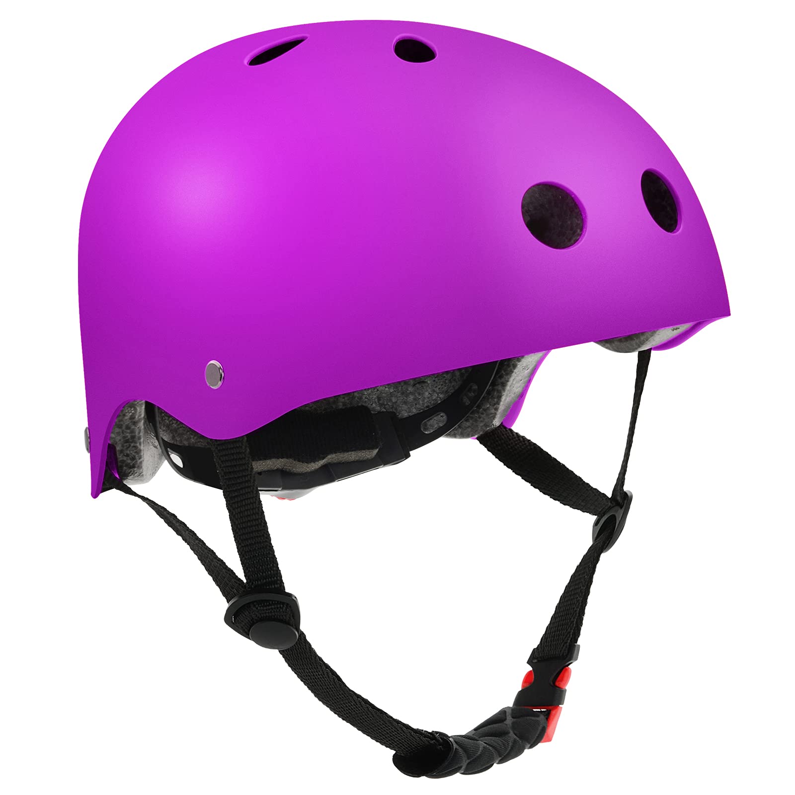 Skateboard Helmet, Bike Helmet for Kids Youth Adult CPSC Certified, Adjustable for Multi-Sport Skateboard, Scooter, Skating, Cycling, Roller Skate, Rollerblading