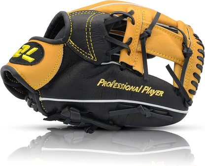 Pigskin Baseball Glove for Youth Adult, Softball Glove 11.5''-12.5'' Baseball Mitt Left Hand Glove, Right Hand Throw