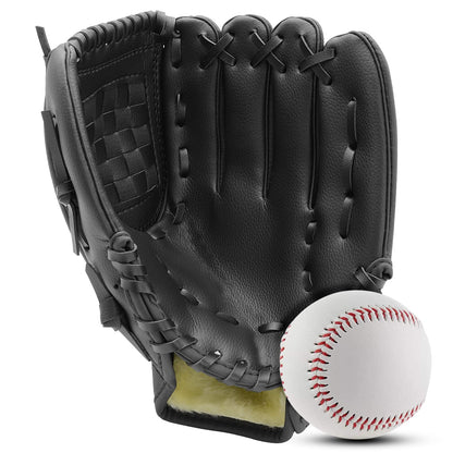 Baseball Glove 9.5"-12.5" with Baseball Right Hand Throw for Kids Youth Adult Softball Glove for Training and Beginner, Baseball Mitt Left Hand Glove