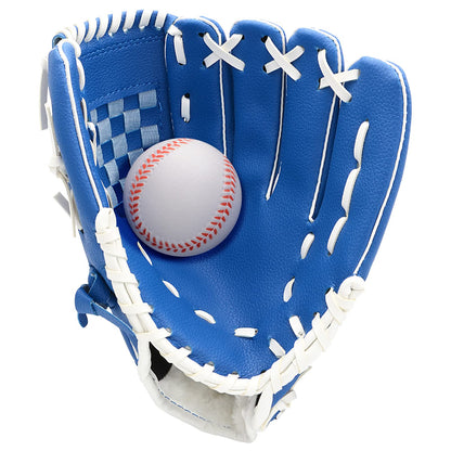 Baseball Glove with Foam Baseball for Right Hand Throw 9.5''-12.5'' for Youth Adult, Softball Glove for Training and Beginner