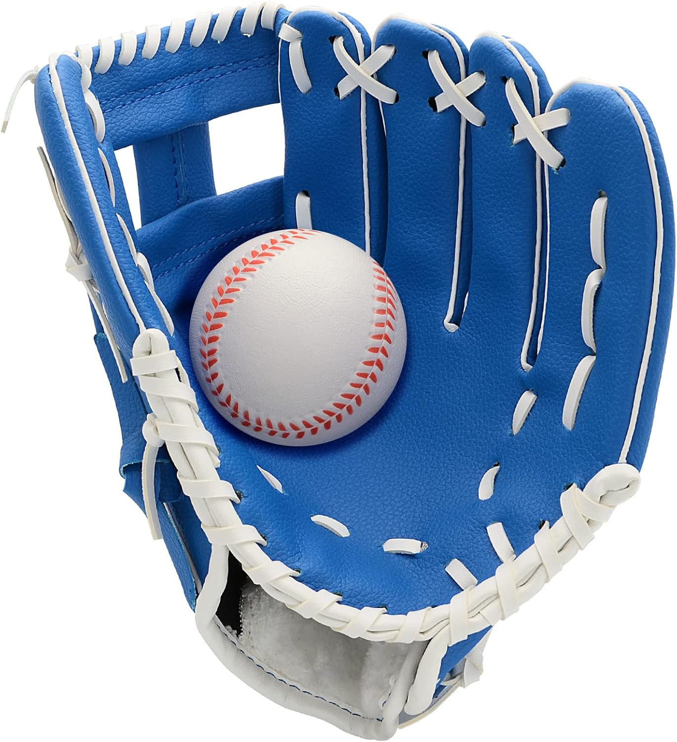 Baseball Glove with Foam Ball for Right Hand Throw for Kids Youth Adult, Softball Glove 10.5"-12.5", Baseball Mitt Left Hand Glove