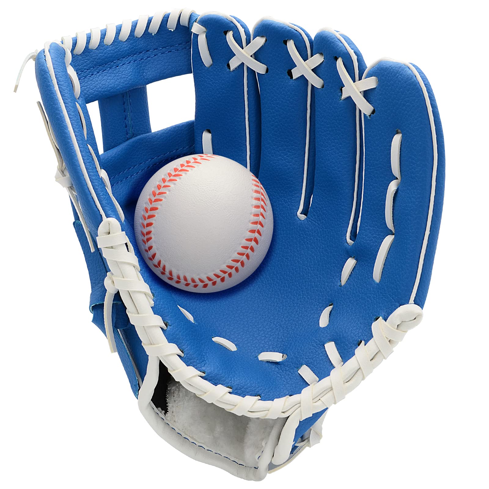 Baseball Glove with Foam Ball for Right Hand Throw for Kids Youth Adult, Softball Glove 10.5"-12.5", Baseball Mitt Left Hand Glove