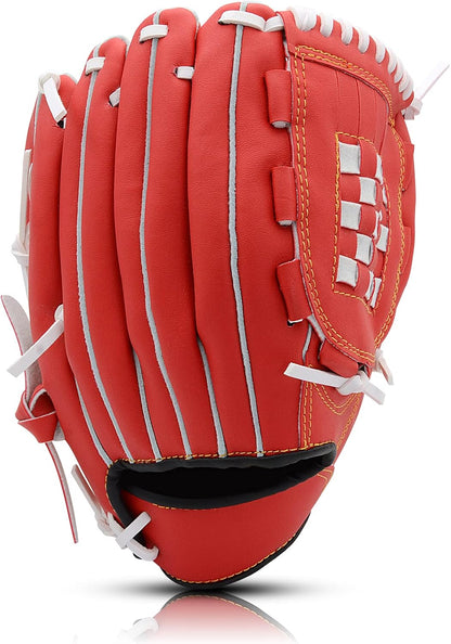 Baseball Glove for Youth Adult, Softball Glove 11''-12.5'' for Training and Playing, Baseball Mitt Left Hand Glove, Right Hand Throw