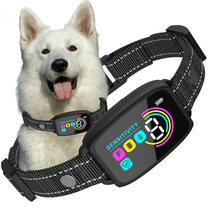 2-Pack Adjustable Dog Bark Collar - Beep, Vibration & Shock Modes (8-120 lbs) - Anti-Barking Device with 8 Sensitivity Levels, Fast Charging & Long Lasting