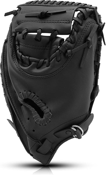 Baseball Catchers Mitt for Adult 12.5 Inch, Softball Catcher's Mitt for Training and Playing, Catcher Glove Left Hand Glove, Right Hand Throw