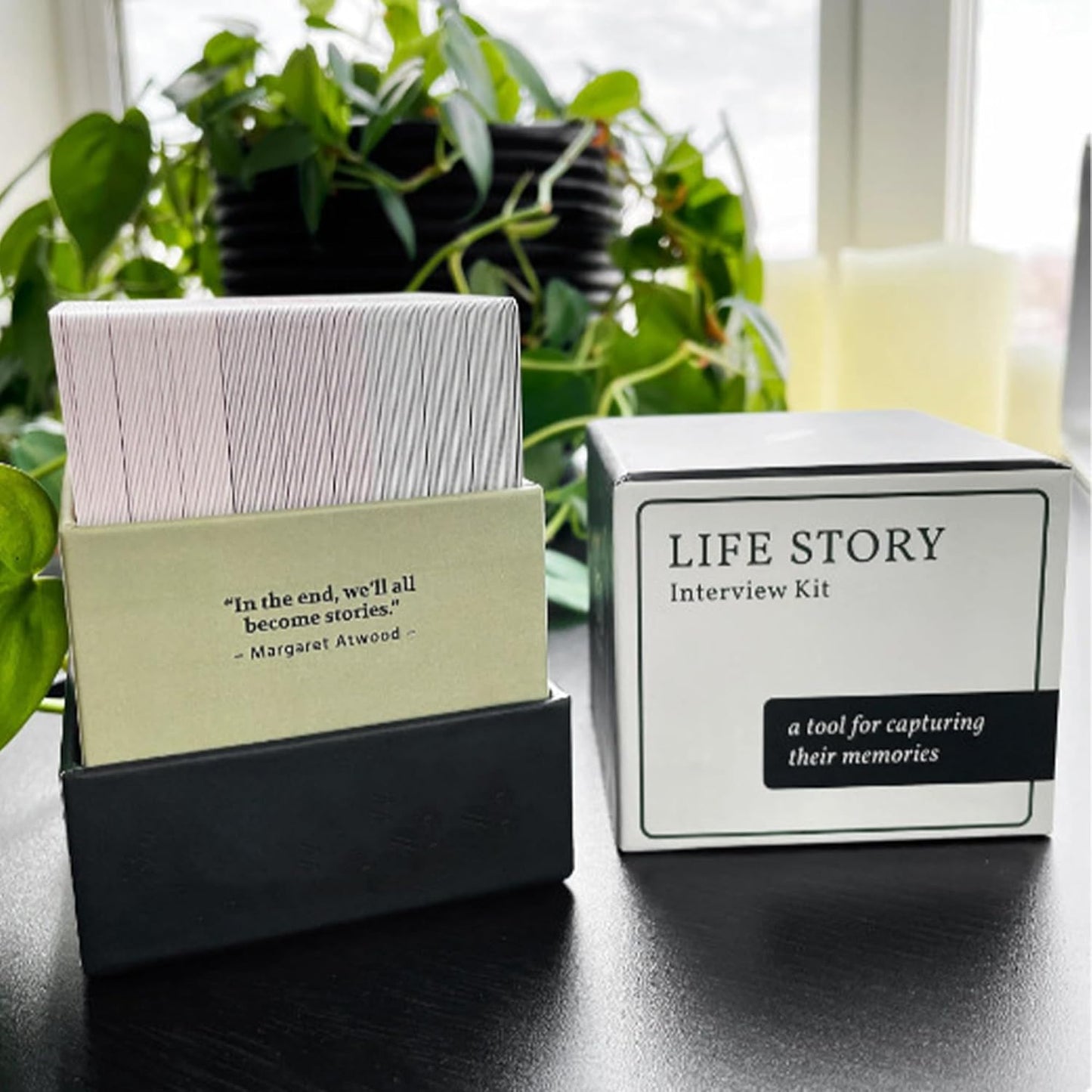 150 Life Story Interview Kit Cards - Tales Life Story Interview Kit- Engaging Questions for Parents and Grandparents,Memory Sharing & Curated Question Cards for Family Game Night.