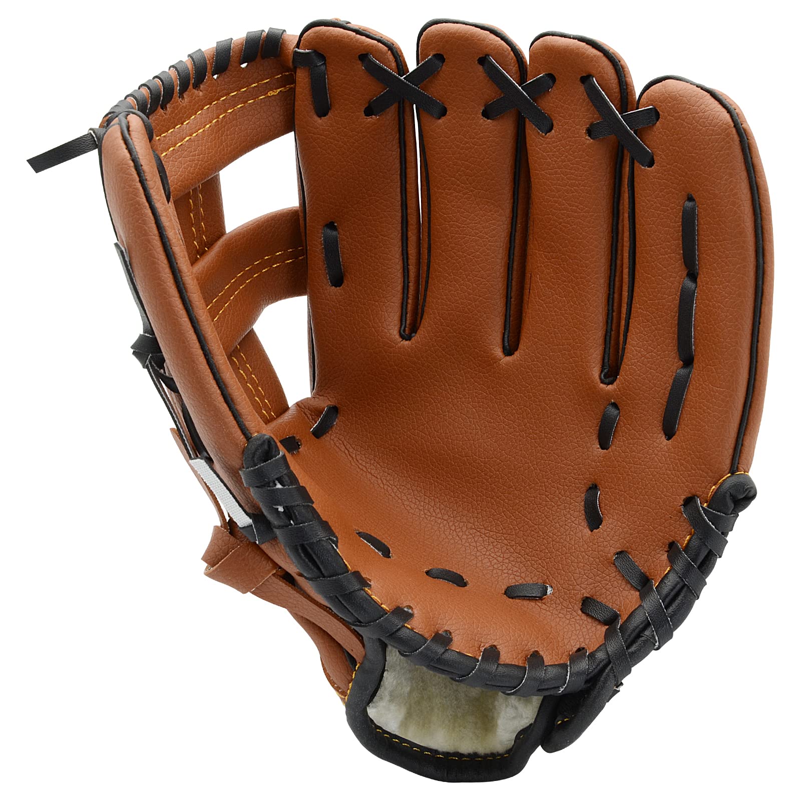 Baseball Glove 10.5"-12.5" for Right Hand Throw, Softball Glove for Kids Youth Adult Baseball Mitt