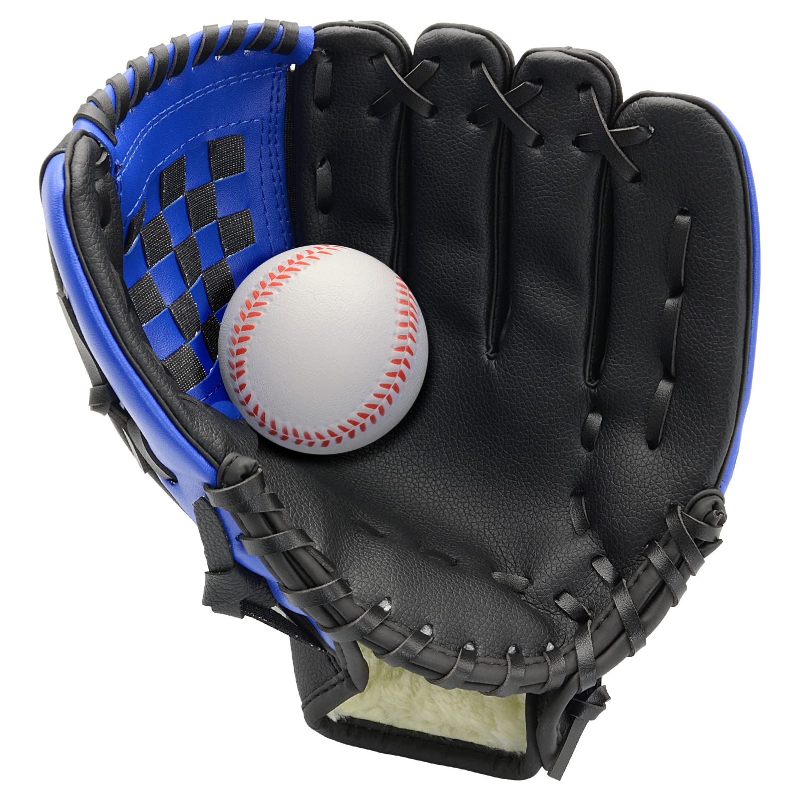 Baseball Glove for Kids Youth Adult, Softball Glove 10.5''-12.5'' for Training and Beginner, Baseball Mitt Right Hand Throw